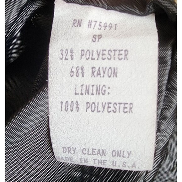 Painted Pony Vintage Tiger Print Size M Tapestry-Feel 3 Button Jacket - Picture 8 of 8